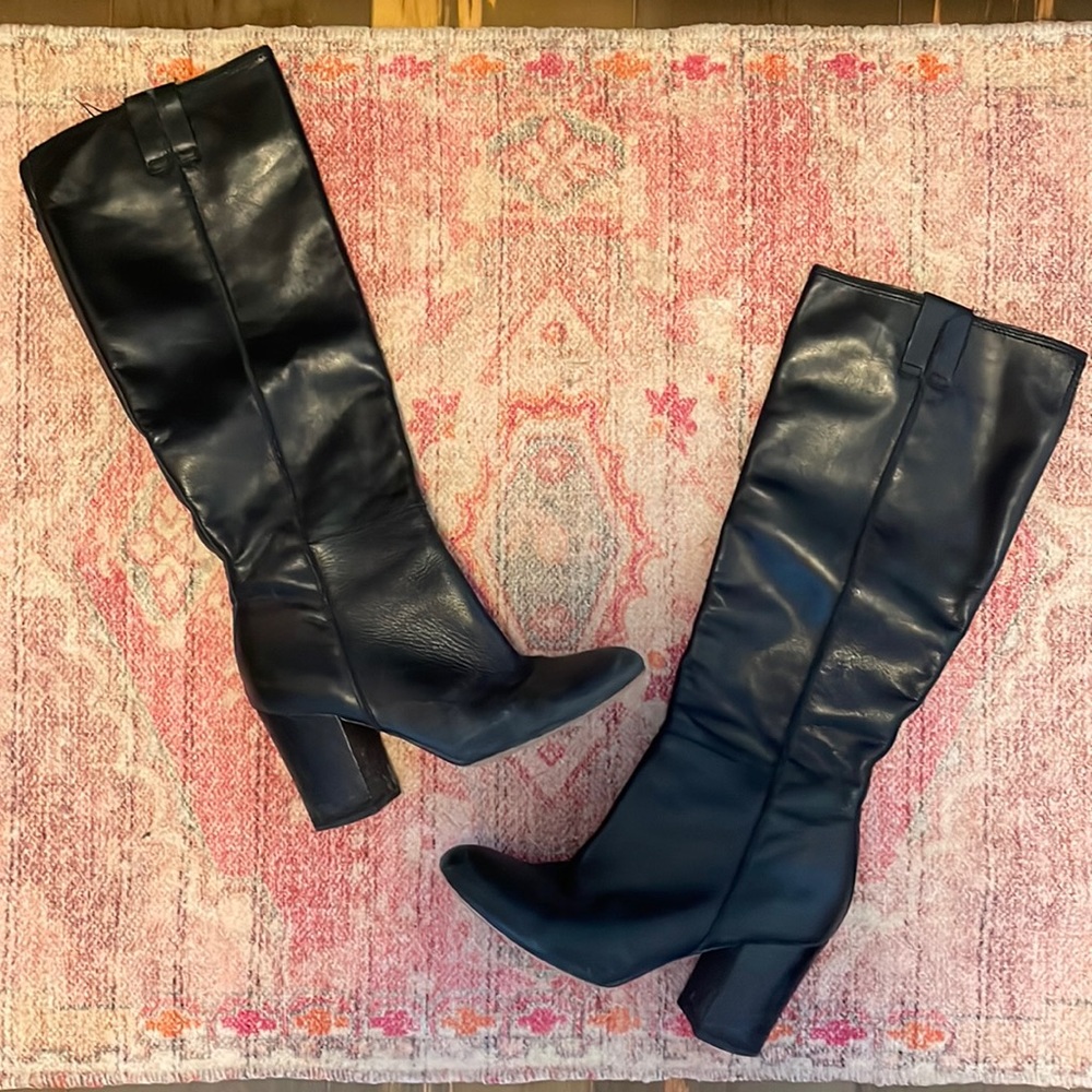 Sam Edelman Black Leather Boots